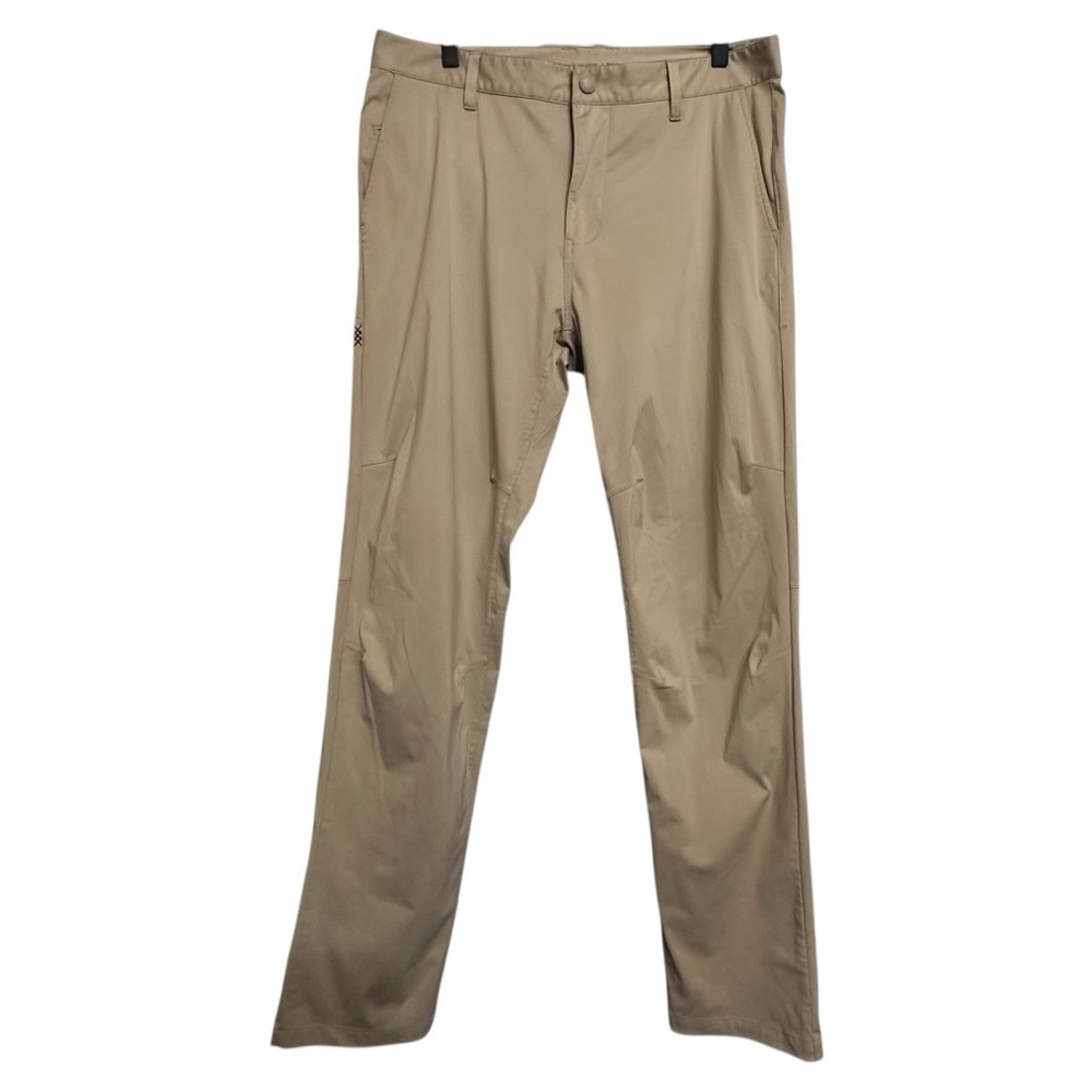 Rhone Men's Commuter Performance Stretch Chino Pants Size 34x32 Beige Casual